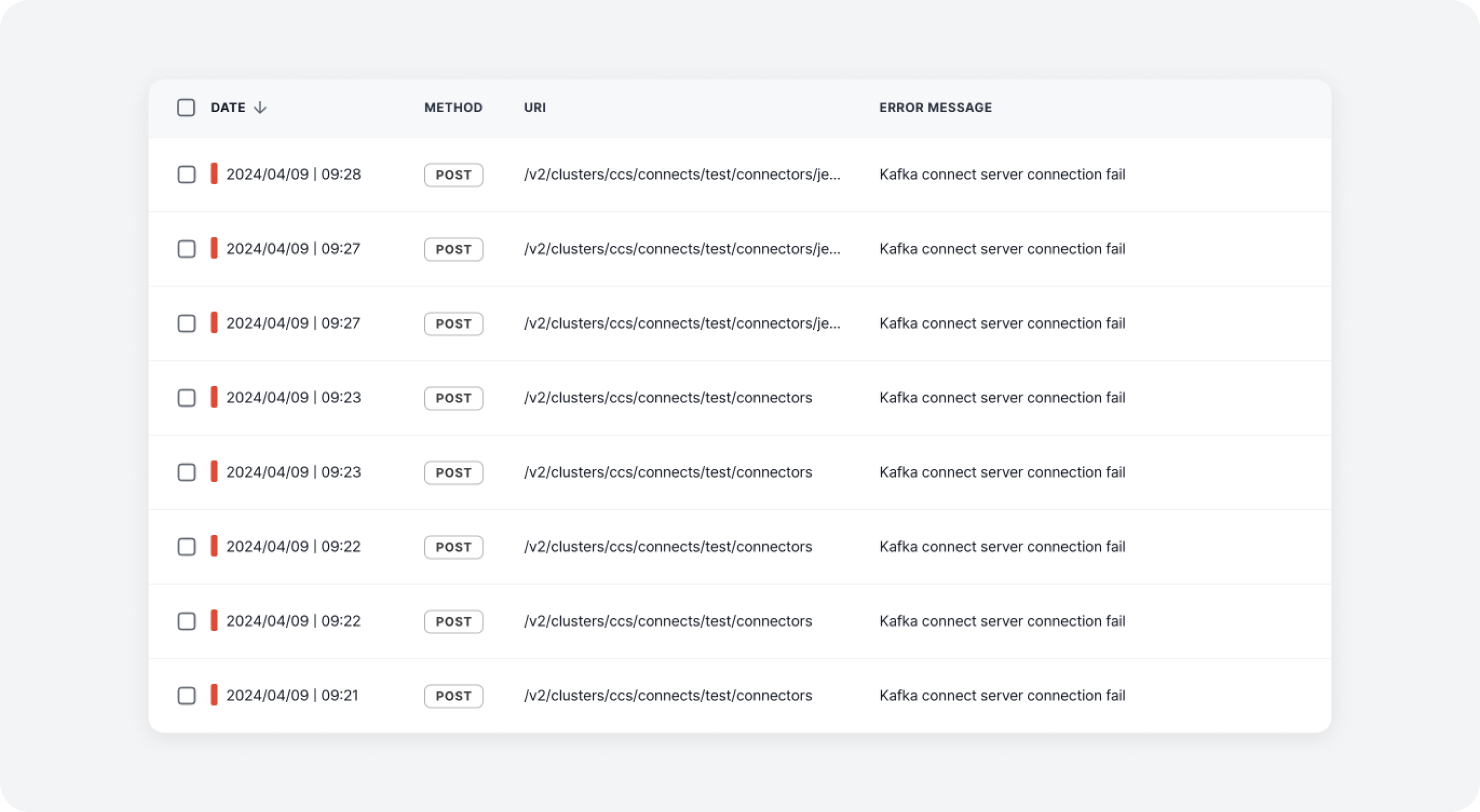 error-log-list