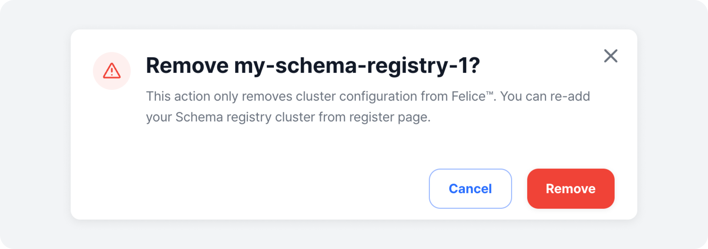 schema-registry-cluster-remove-modal